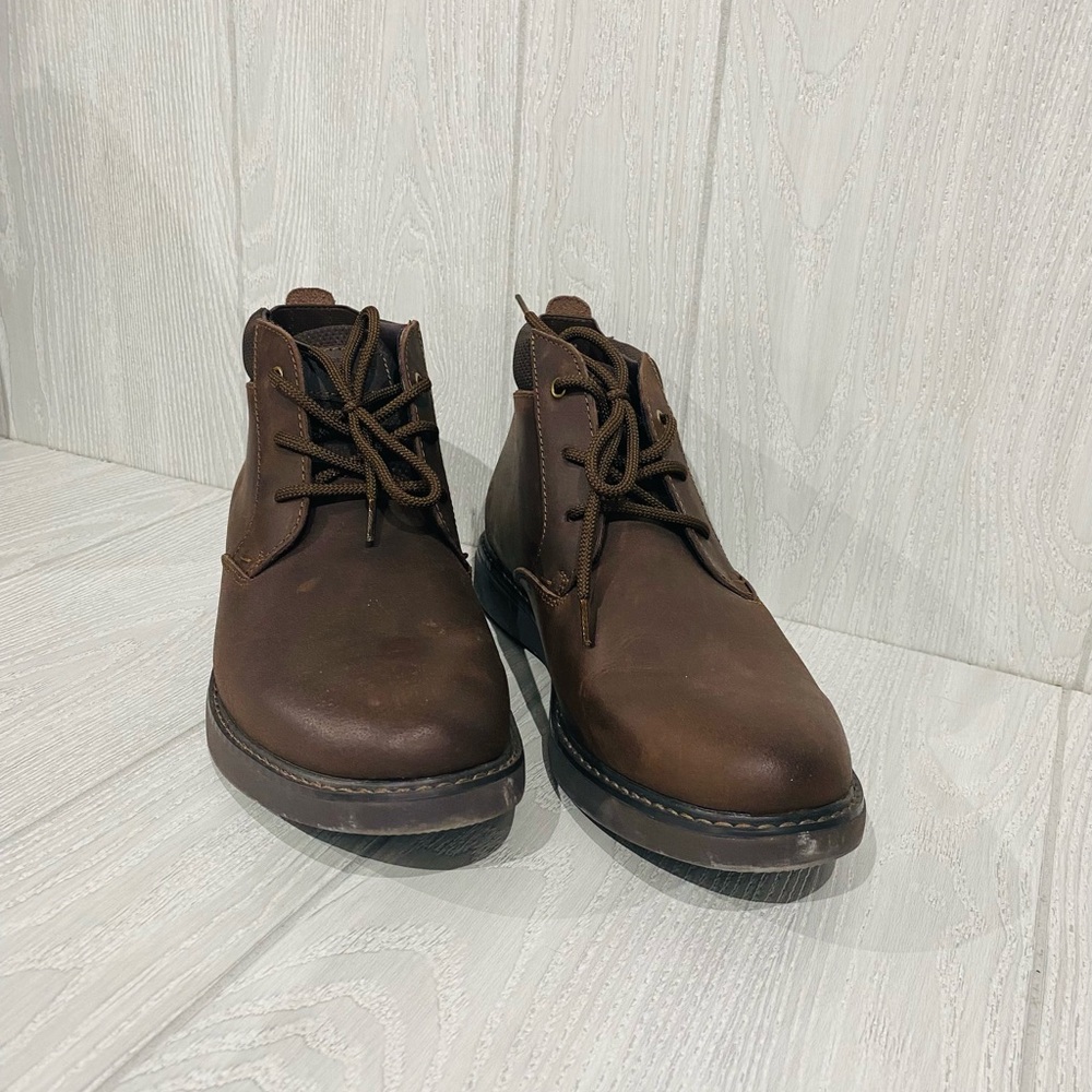 Nunn Bush Bayridge Men’s Lace Up Boot Shoes Size 9 W